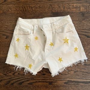 MOTHER The Tomcat Kick Fray Short - Size 26 NWOT
